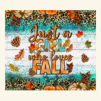 Just A Girl Who Loves Fall Tumbler Premium Hoodie | Teevron