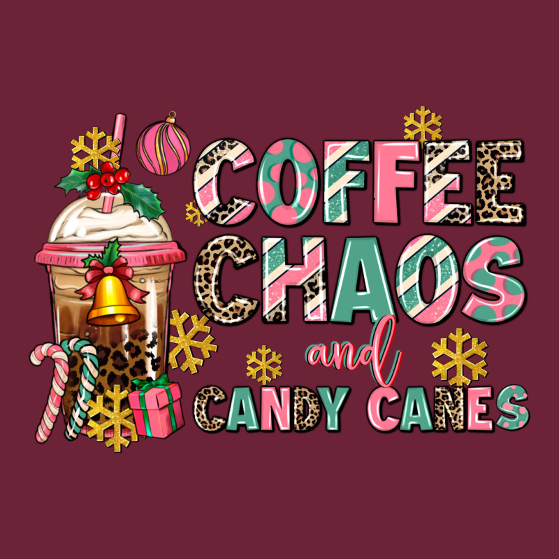 Coffee Chaos And Candy Canes Long Sleeve Tee by AdoDesignShop | Teevron