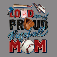 Loud And Proud Baseball Mom Vintage Tee | Teevron