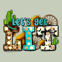 Western Lets Get Lit Ado Ladies Tee | Teevron