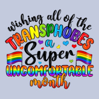 Wishing All Of The Transphobes Uncomfortable Month Long Sleeve Tee | Teevron