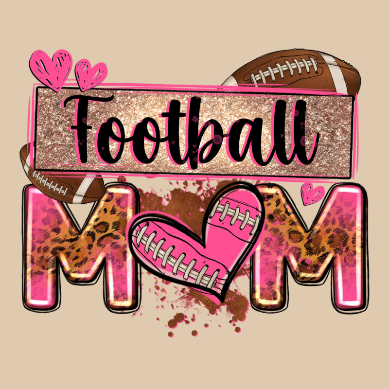 Football Mom With Leopard Heavyweight Sweatshirt by Zillion Design Studio | Teevron