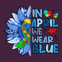 In April We Wear Blue Sunflower Long Sleeve Tee | Teevron