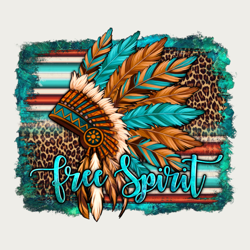 Free Spirit Native American Indian Headdress Zipper Hoodie by Artiststas | Teevron