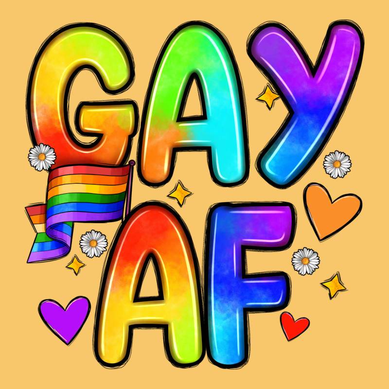 Gay Af Vintage Hoodie by Zillion Design Studio | Teevron