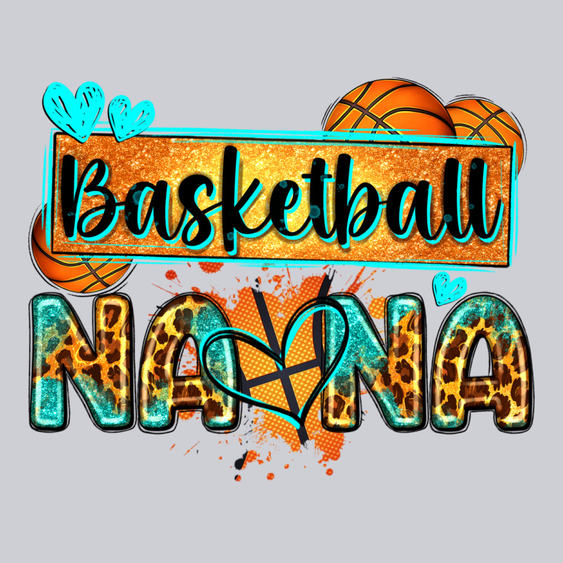 Basketball Nana With Leopard Heavyweight Sweatshirt by Zillion Design Studio | Teevron