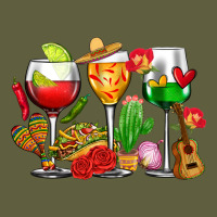 Mexico Wine Glasses Cups Vintage Tee | Teevron