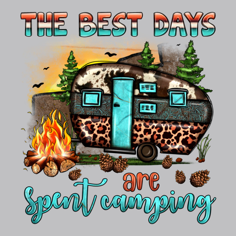 The Best Days Are Spent Camping Long Sleeve Tee by JahusDesignShop | Teevron