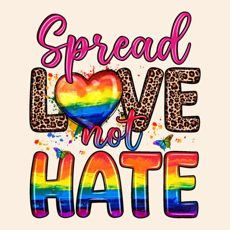 Spread Love Not Hate Vintage Hoodie by Zillion Design Studio | Teevron