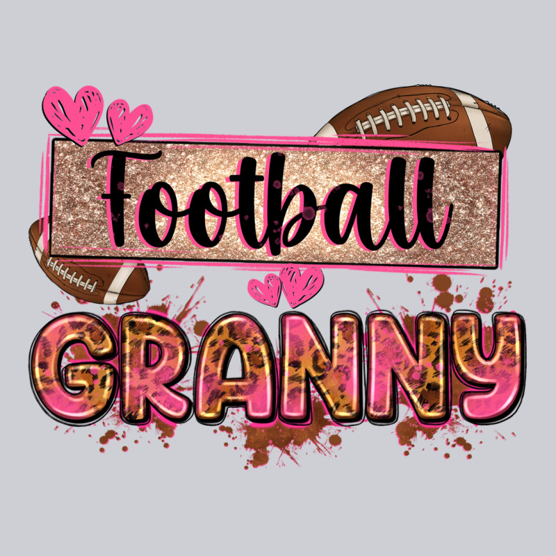 Football Granny With Leopard Heavyweight Sweatshirt by Zillion Design Studio | Teevron