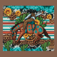 Bucking Bronco Cowboy Rodeo Cactus And Sunflowers Zipper Hoodie | Teevron