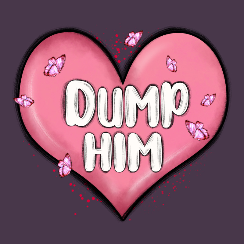 Dump Him Valentines Day Heavyweight Hoodie by MaliasSmallBusiness | Teevron