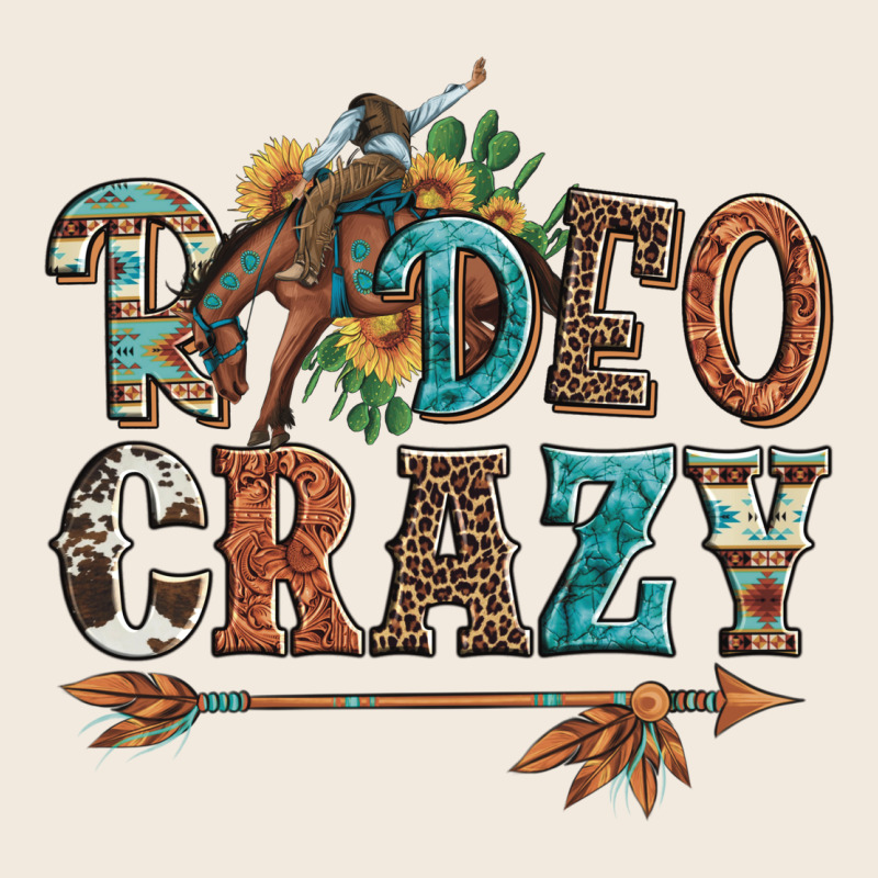 Rodeo Crazy Bucking Bronco Cowboy Zipper Hoodie by Artiststas | Teevron