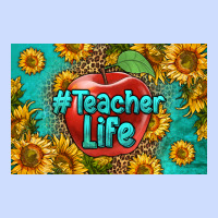 Teacher Life Skinny Metal Can Holder Urban Heavy Tee | Teevron