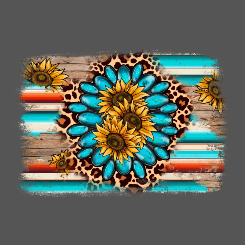 Gemstone Sunflower Background Zipper Hoodie by AdoDesignShop | Teevron