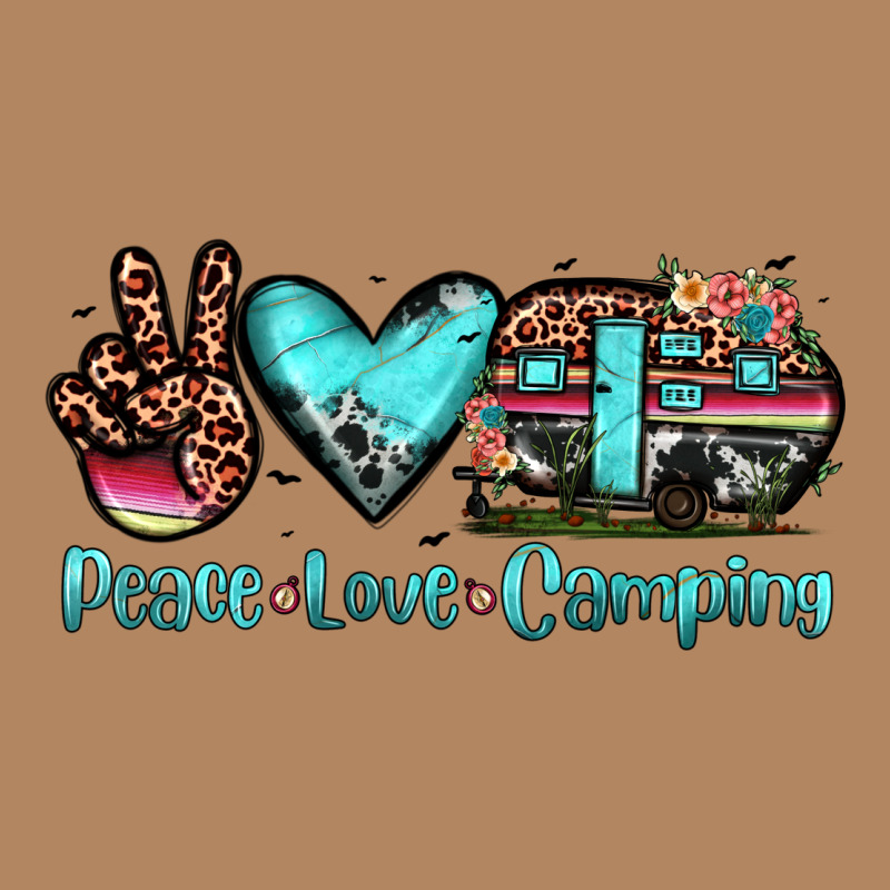 Peace Love Camping Long Sleeve Tee by JahusDesignShop | Teevron