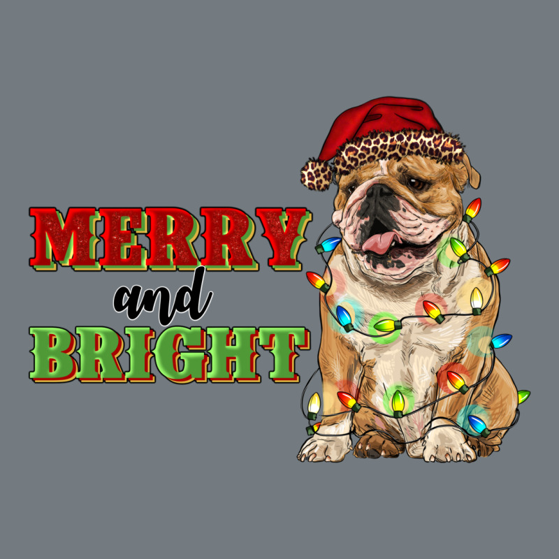 Merry And Bright English Bulldog Heavyweight Sweatshirt by RanaPortraitStore | Teevron
