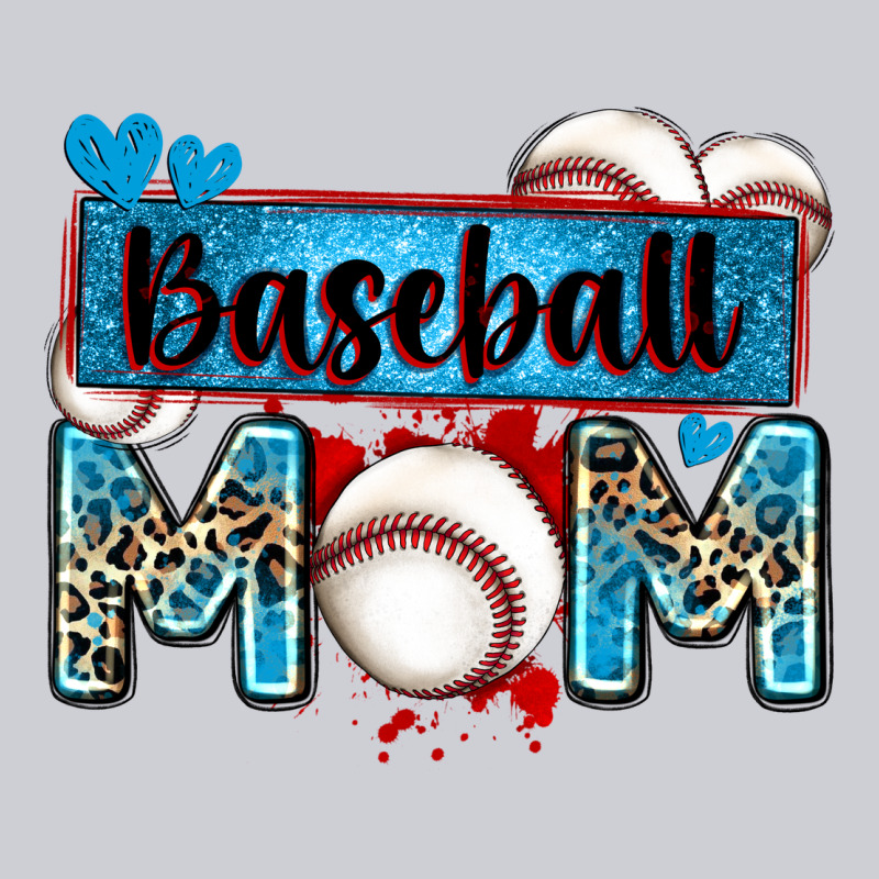 Baseball Mom With Leopard Heavyweight Sweatshirt by Zillion Design Studio | Teevron