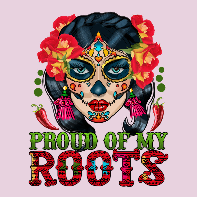 Sugar Skull Woman Proud Of My Roots Classic Tee by BundleAndBundleShop | Teevron