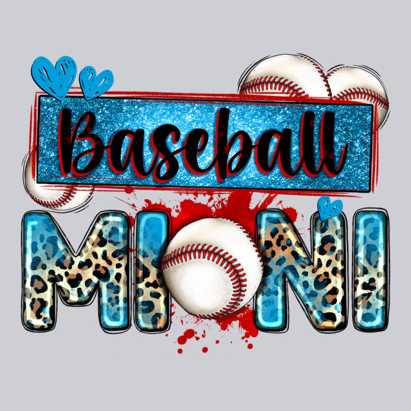 Baseball Mini With Leopard Heavyweight Sweatshirt by Zillion Design Studio | Teevron