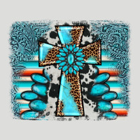 Cross Gemstone Background Zipper Hoodie | Teevron