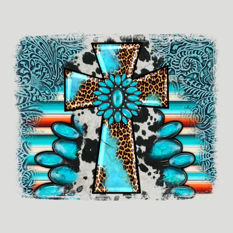 Cross Gemstone Background Zipper Hoodie by AdoDesignShop | Teevron