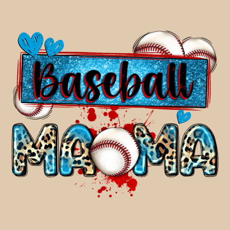 Baseball Mama With Leopard Heavyweight Sweatshirt by Zillion Design Studio | Teevron