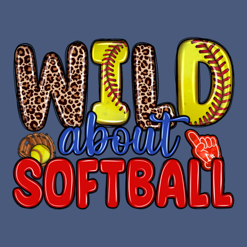 Wild About Softball Vintage Hoodie by Zillion Design Studio | Teevron