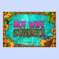 Hot Wife Summer Skinny Metal Can Holder Urban Heavy Tee | Teevron