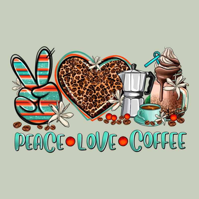 Peace Love Coffee Classic Tee by AdoDesignShop | Teevron