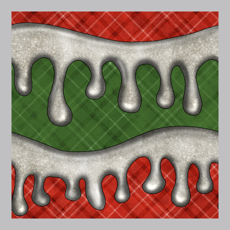 Christmas Plaid And White Glitter Snow Seamless Pattern Long Sleeve Tee by BundleAndBundleShop | Teevron