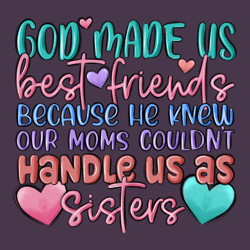 God Made Us Best Friend Heavyweight Hoodie by MaliasSmallBusiness | Teevron