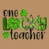 St. Patrick's Day One Lucky Teacher Vintage Hoodie | Teevron