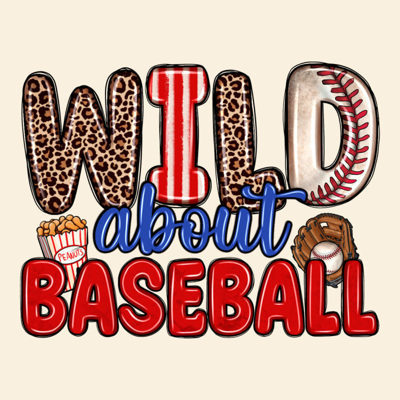 Wild About Baseball Vintage Hoodie by Zillion Design Studio | Teevron
