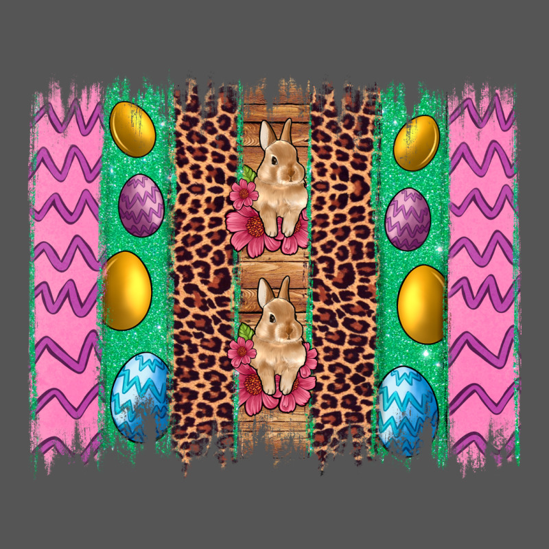 Easter Leopard Egg Bunny Brush Stroke Zipper Hoodie by Artiststas | Teevron