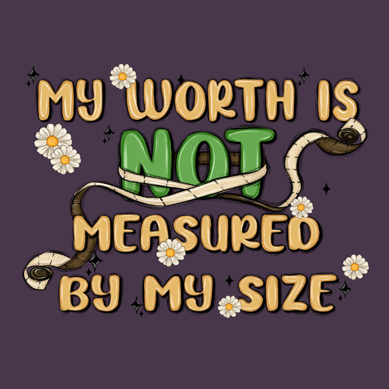 My Worth Is Not Defined By My Size Heavyweight Hoodie by MaliasSmallBusiness | Teevron