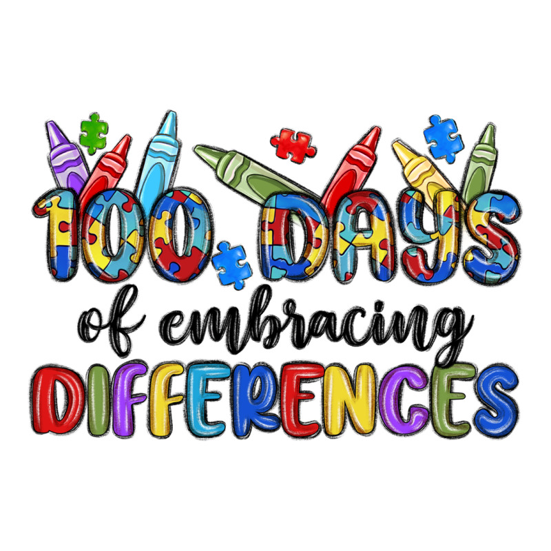 100 Days Of Embracing Differences Heavyweight Hoodie by MaliasSmallBusiness | Teevron
