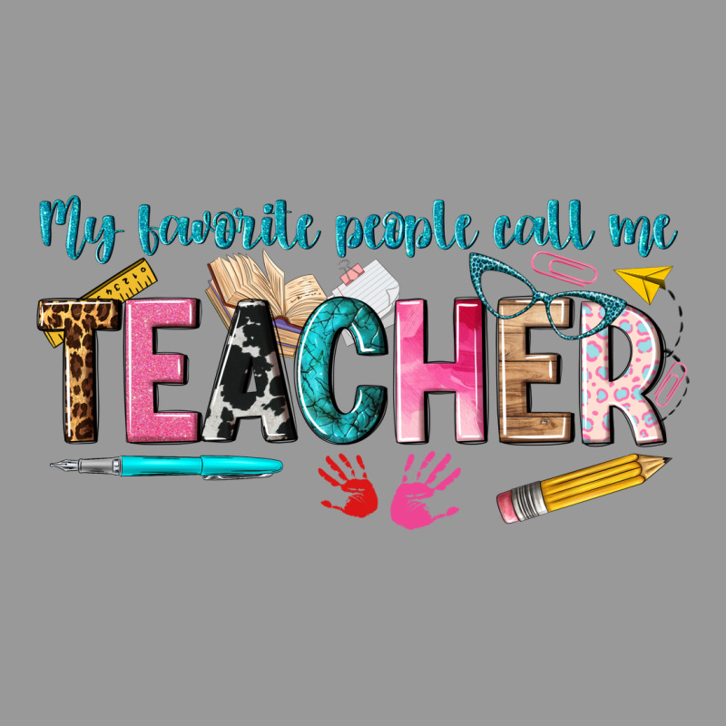 My Favorite People Call Me Teacher Vintage Hoodie by texasbilliewilder | Teevron