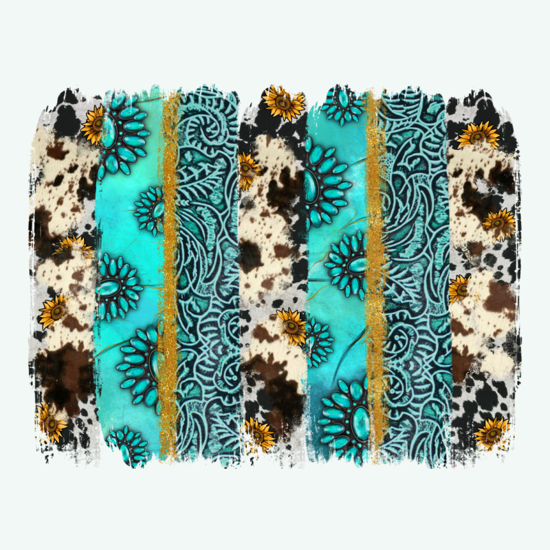 Gemstone Sunflower Cowhide Brushstroke Premium Hoodie by AdoDesignShop | Teevron