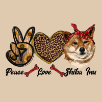 Peace Love Shiba Inu Heavyweight Sweatshirt | Teevron