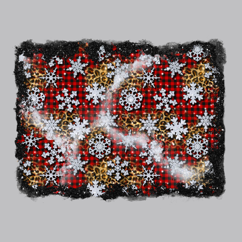 Christmas Snow Crystals Background Long Sleeve Tee by BundleAndBundleShop | Teevron