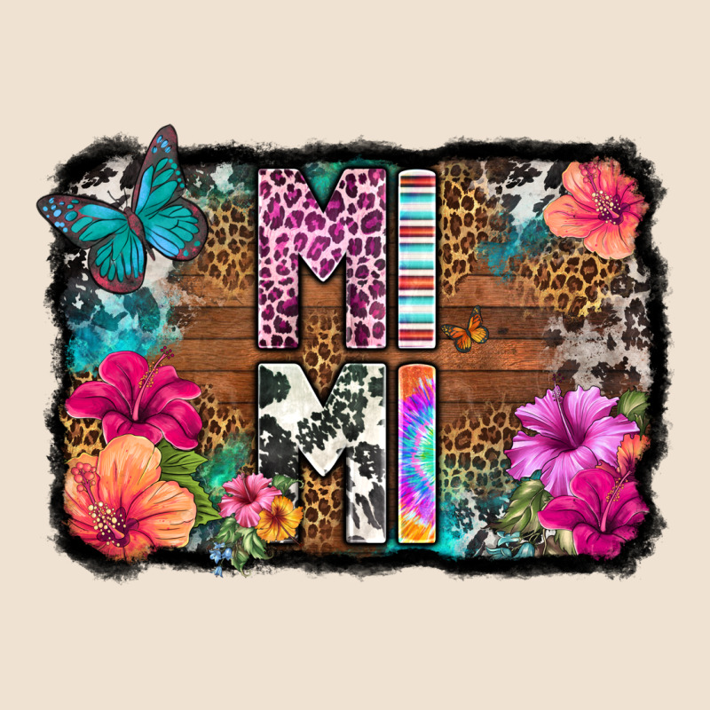 Mimi Floral Background Urban Heavy Tee by HRA Design Shop | Teevron