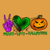 Peace Love Halloween Premium Hoodie | Teevron