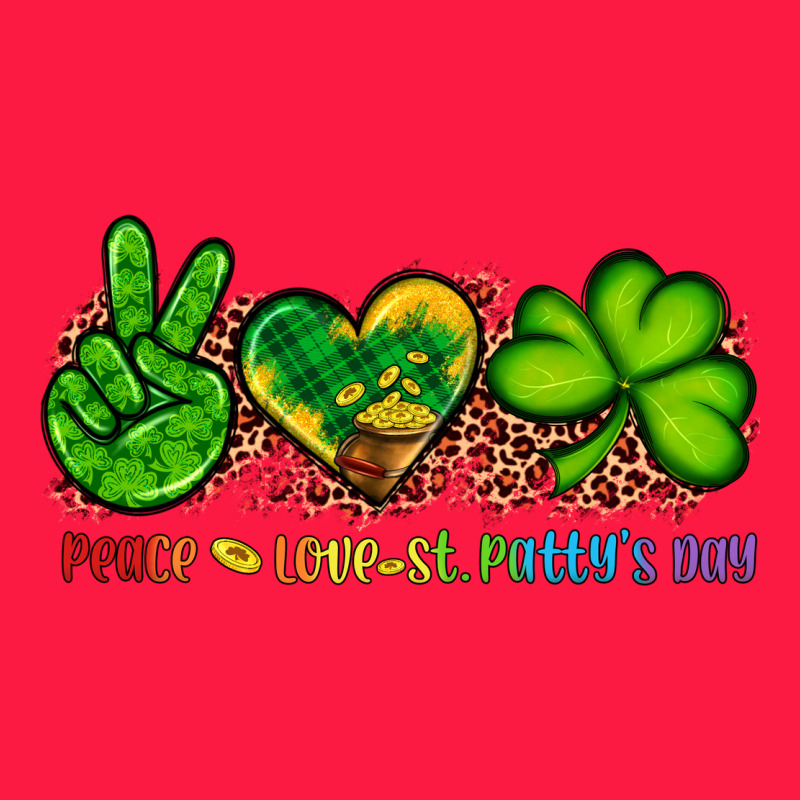 Peace Love St Patty's Day Zipper Hoodie by Artiststas | Teevron