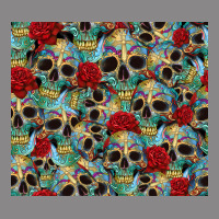 Sugar Skulls Roses Tumbler 3 Vintage Tee | Teevron