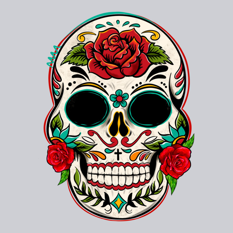 Mexican Day Of The Dead Heavyweight Sweatshirt by texasbilliewilder | Teevron