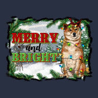 Merry And Bright Shiba Inu Heavyweight Sweatshirt | Teevron