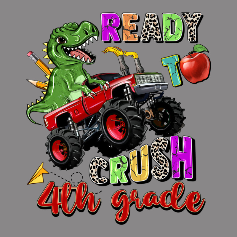 Ready To Crush 4th Grade Vintage Tee by Zillion Design Studio | Teevron