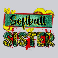 Softball Sister With Leopard Heavyweight Sweatshirt | Teevron