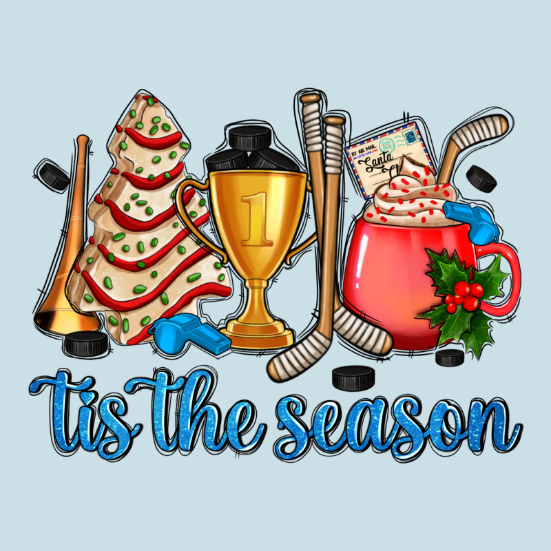Tis The Season Hockey And Christmas Ladies Tee by AdoDesignShop | Teevron